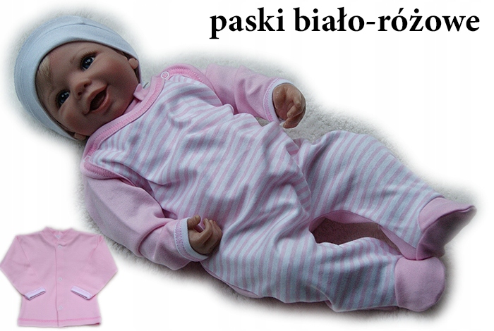 

Śpiochy śpioszki kaftanik 74 bawełniany