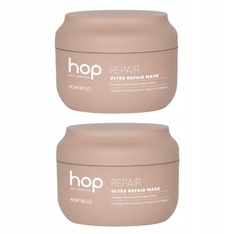 Montibello Hop Ultra obnovující maska 2x 200 ml pro poškozené vlasy