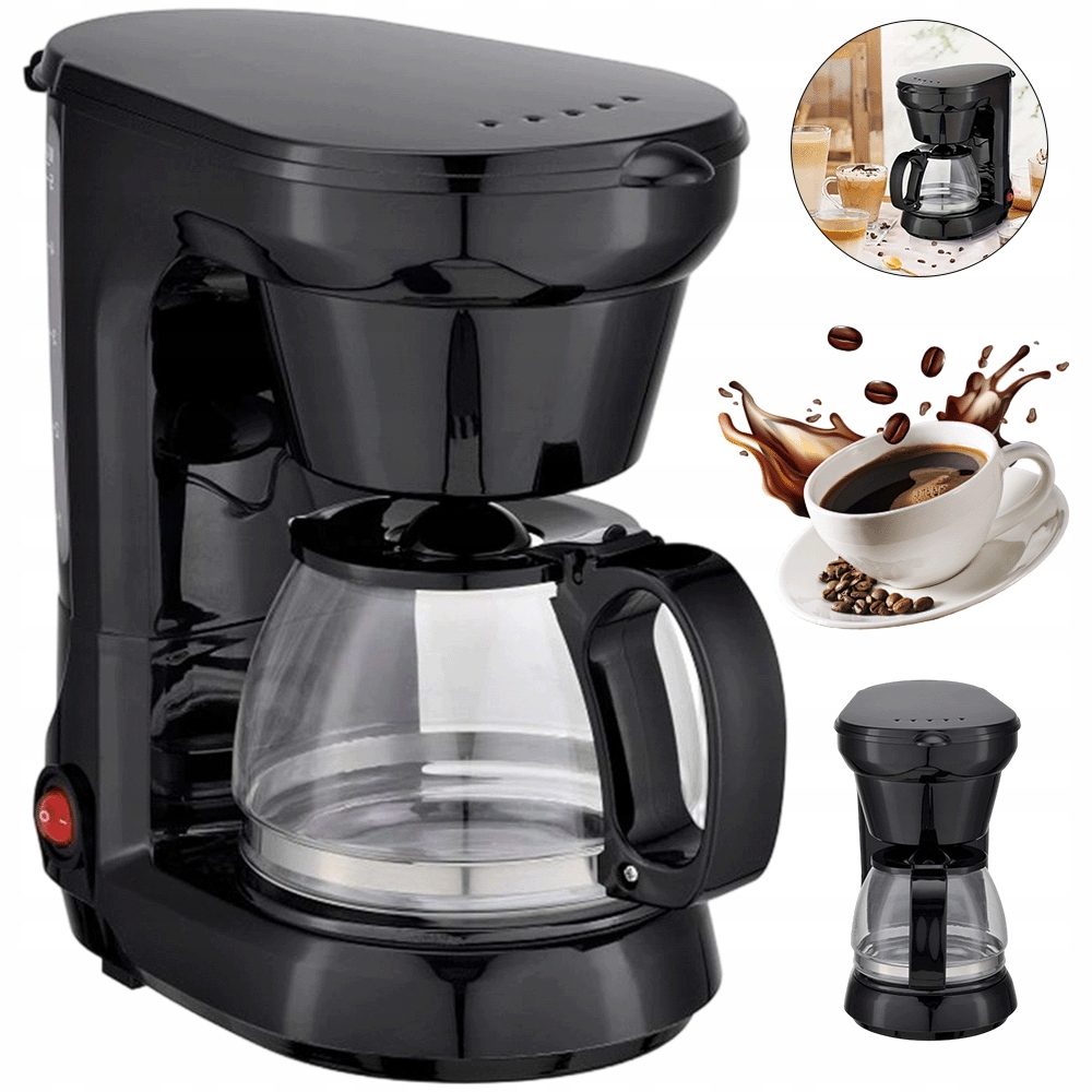 Kávovar 750 ML S Průhledným Designem A Tvarovanou Nálevkou