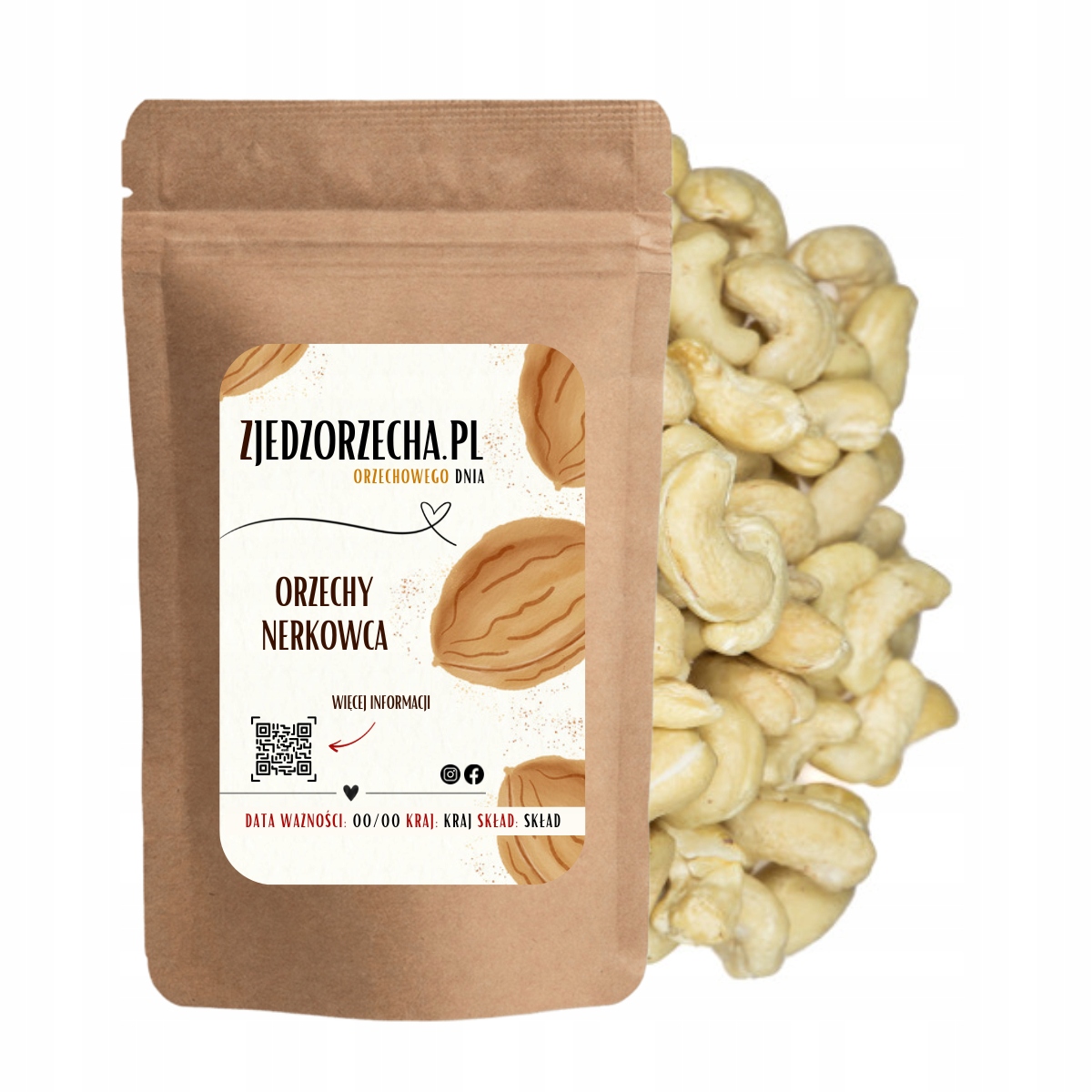 Kešu Ořechy 70 g x 50 Ks Balíčků, boxy Pro Firmy, produkty na akce