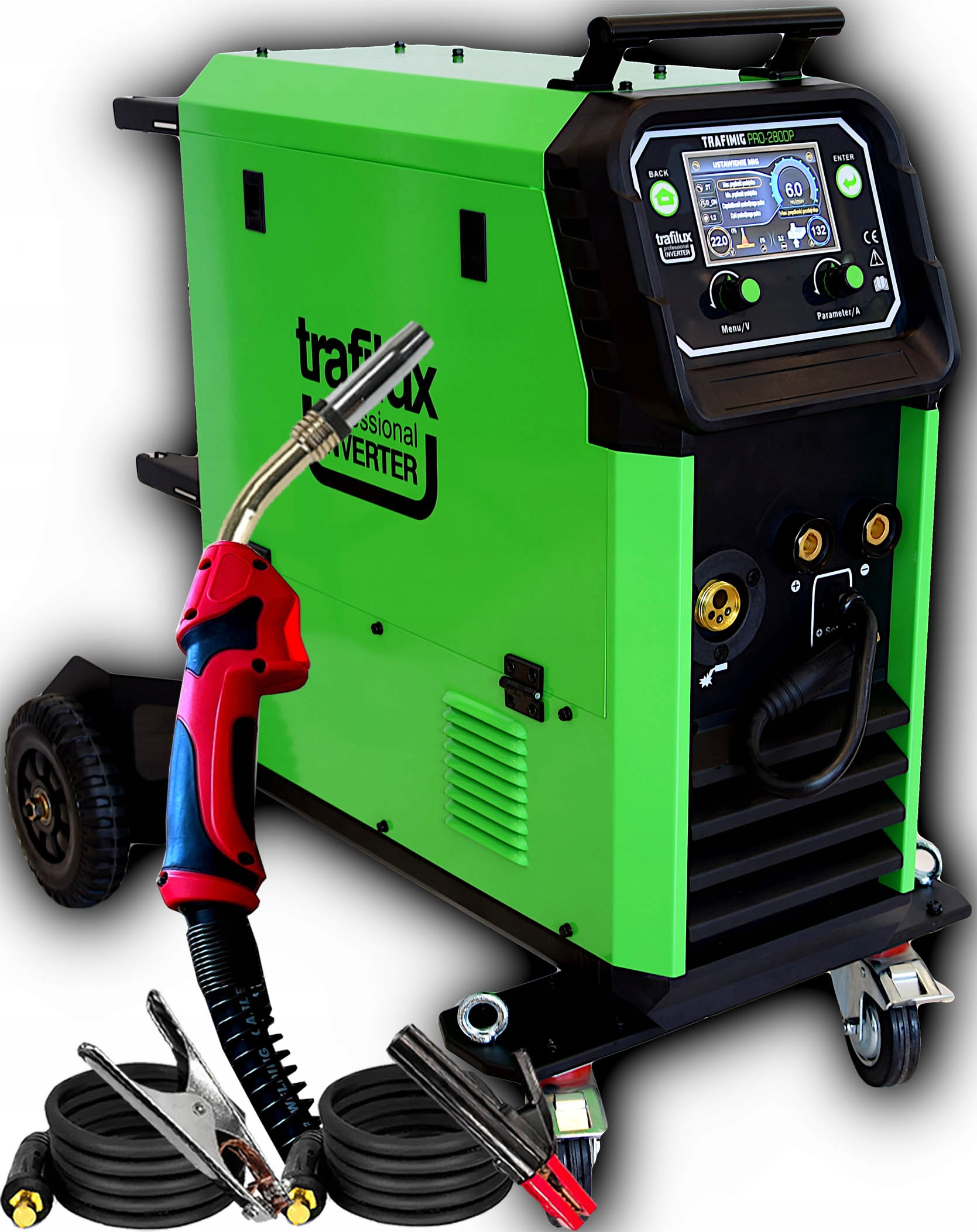 Invertorová Svářečka Migomat Trafilux Mig 350 Dual Puls Pro 400V 4x4