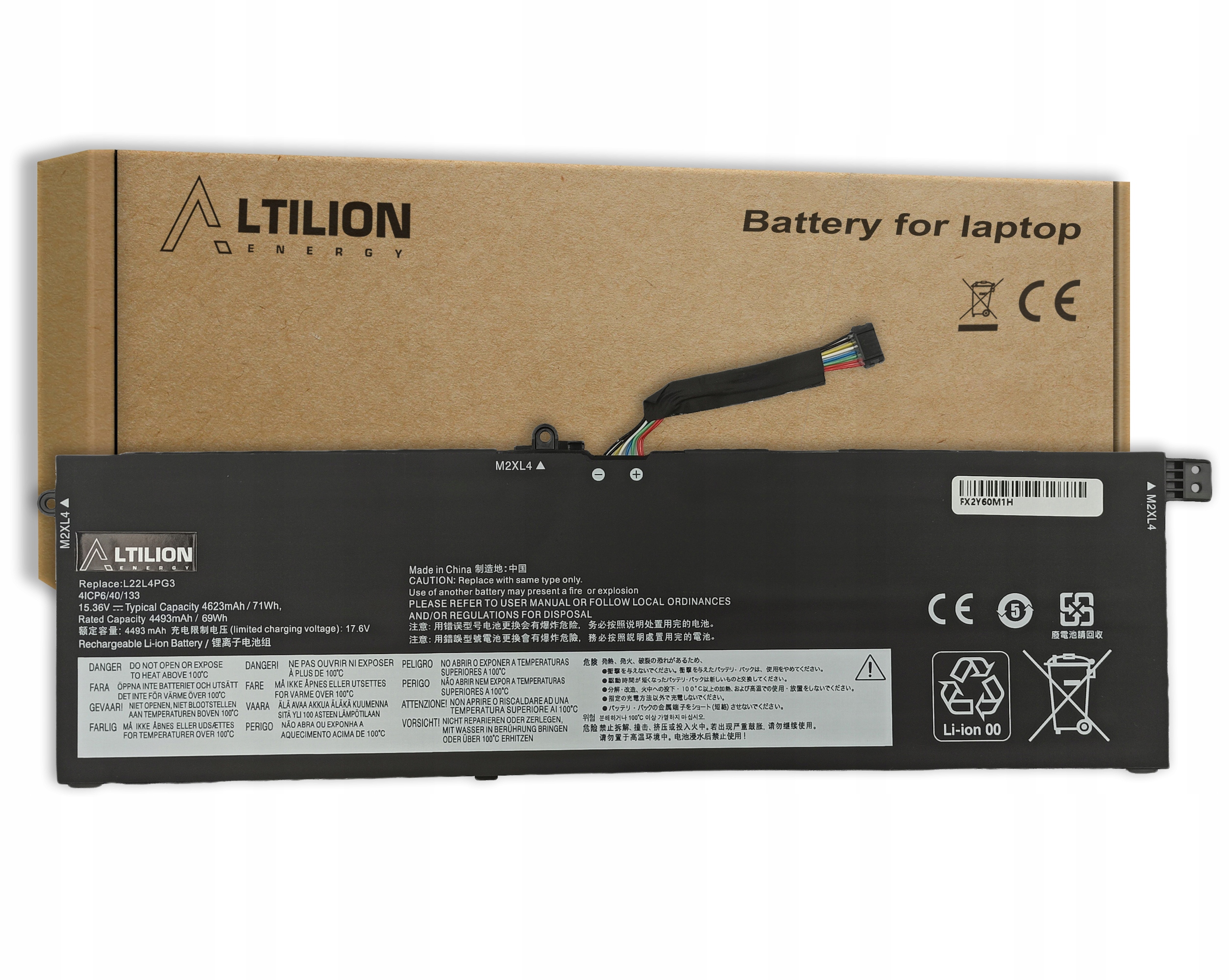 Batéria Altilion Energy L22L4PG3 kompatibilná s Lenovo