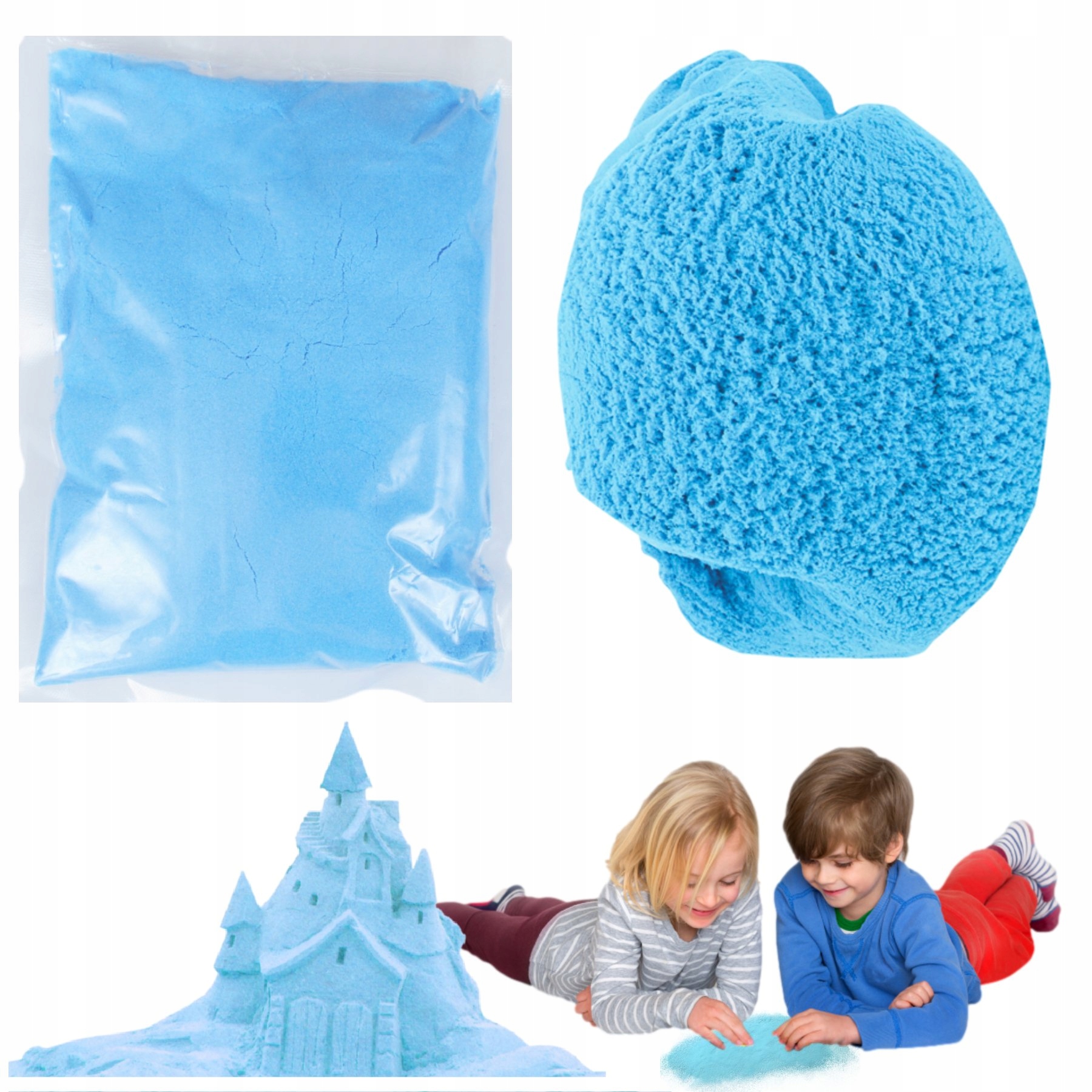 

Piasek Kinetyczny Magiczny 0,5KG Piaskolina Zapas