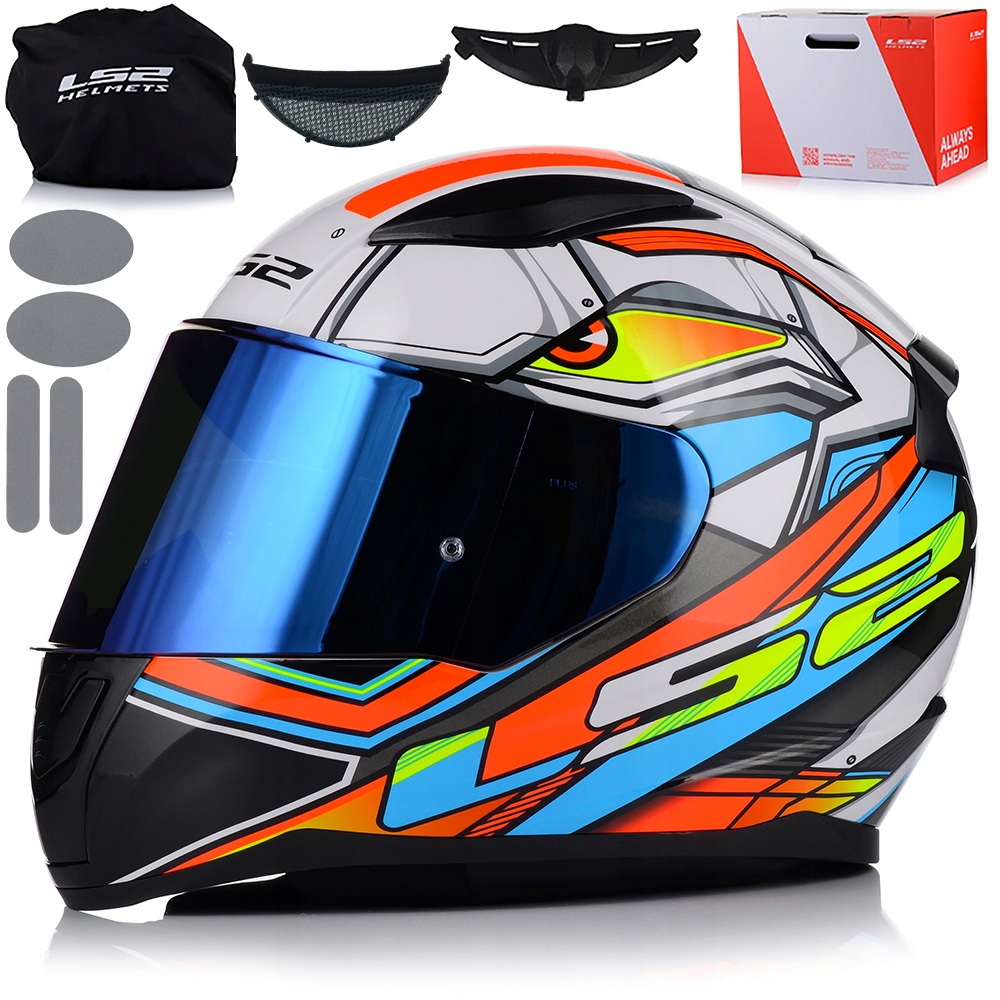 Motocyklová Prilba LS2 FF353 Rapid II Xdron System Pinlock 22.06 2x Sklo