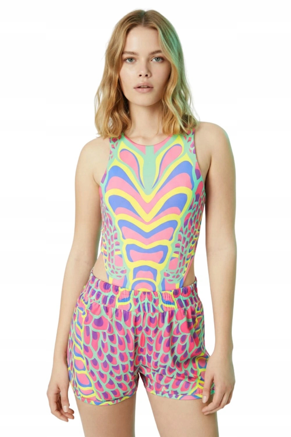 Dámské body Desigual od Maria Escole s ramínky, vzorované, vel.