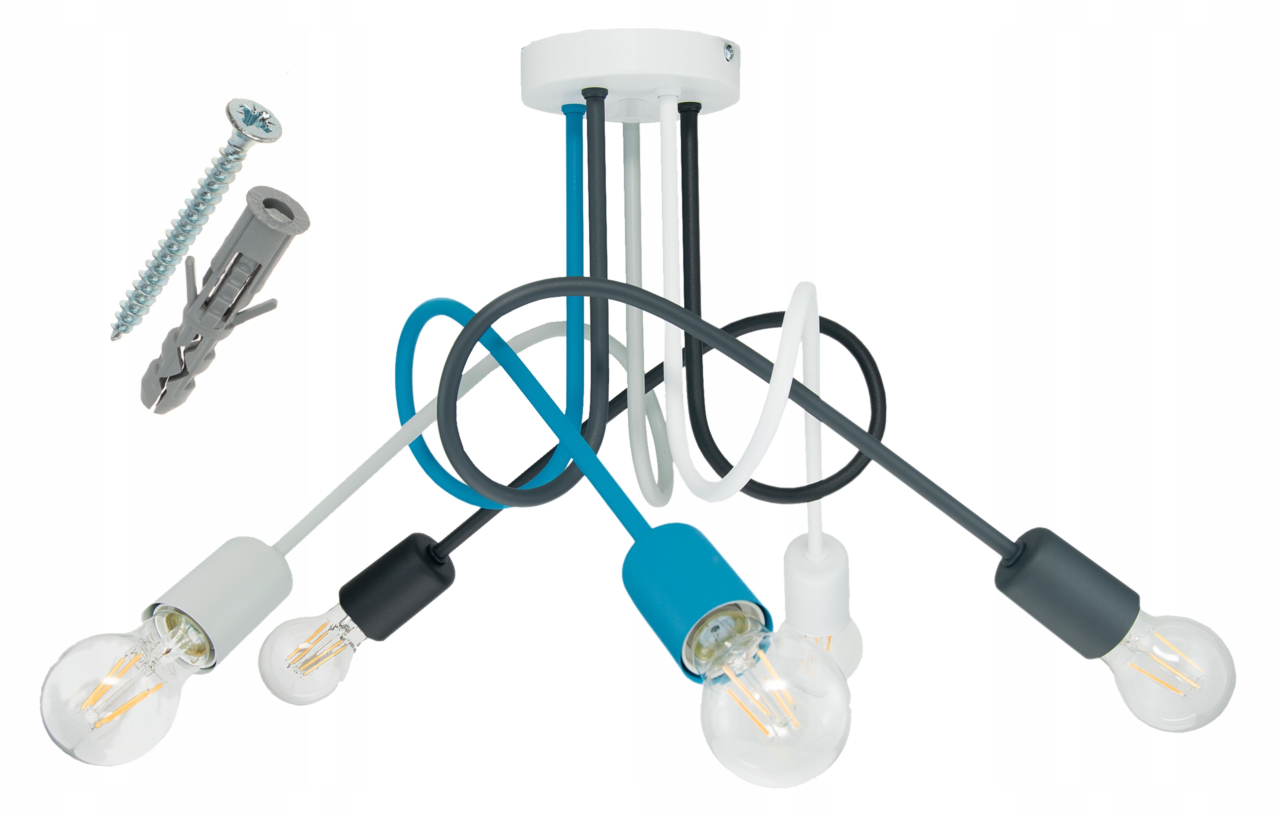 

Lampa Sufitowa Multikolor Loft Dziecięcy Led
