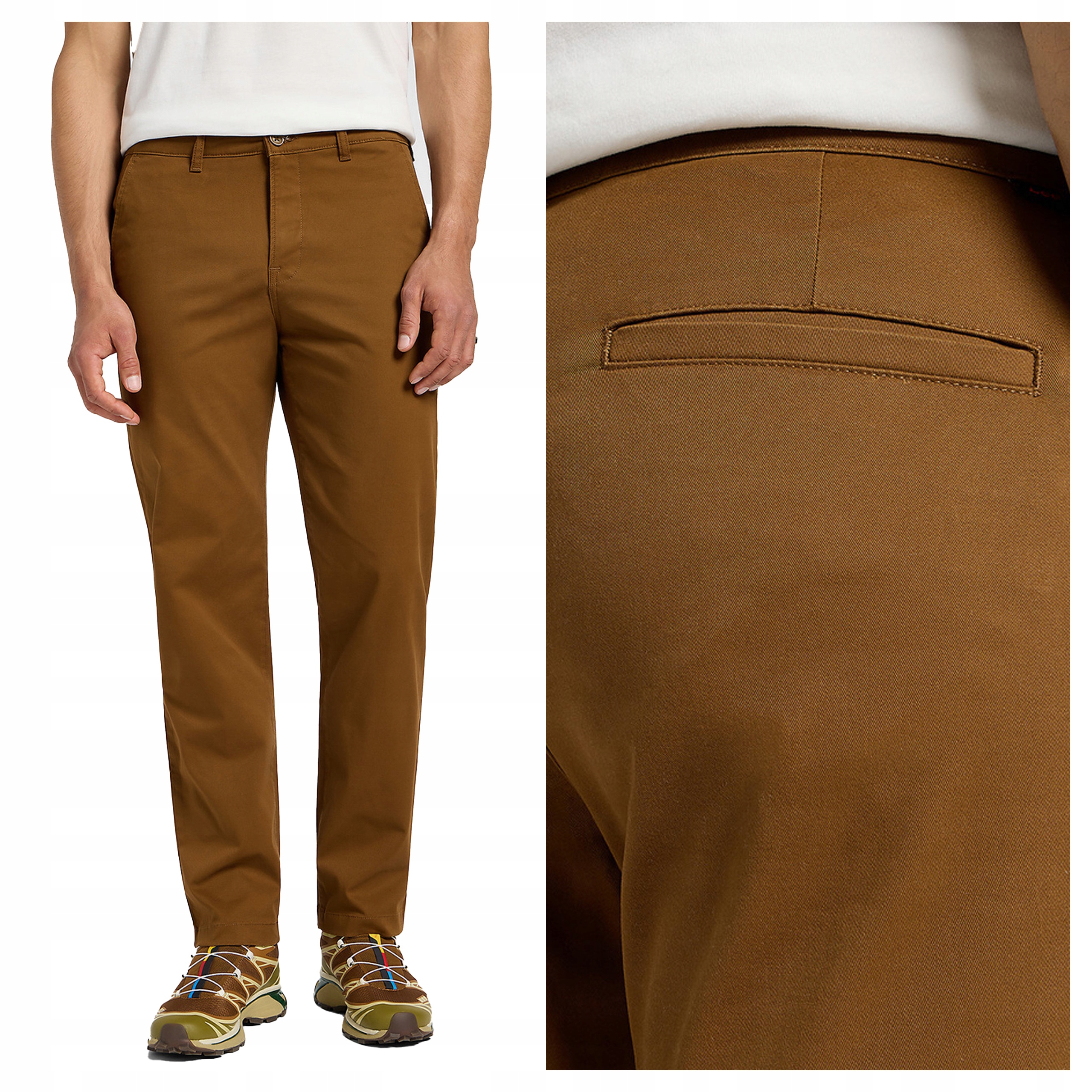 Lee Regular Chino W33 L32 Pánské látkové kalhoty