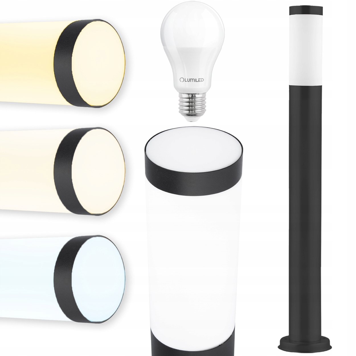 

Lampa Ogrodowa Stojąca Słupek 90cm Led E27 10W