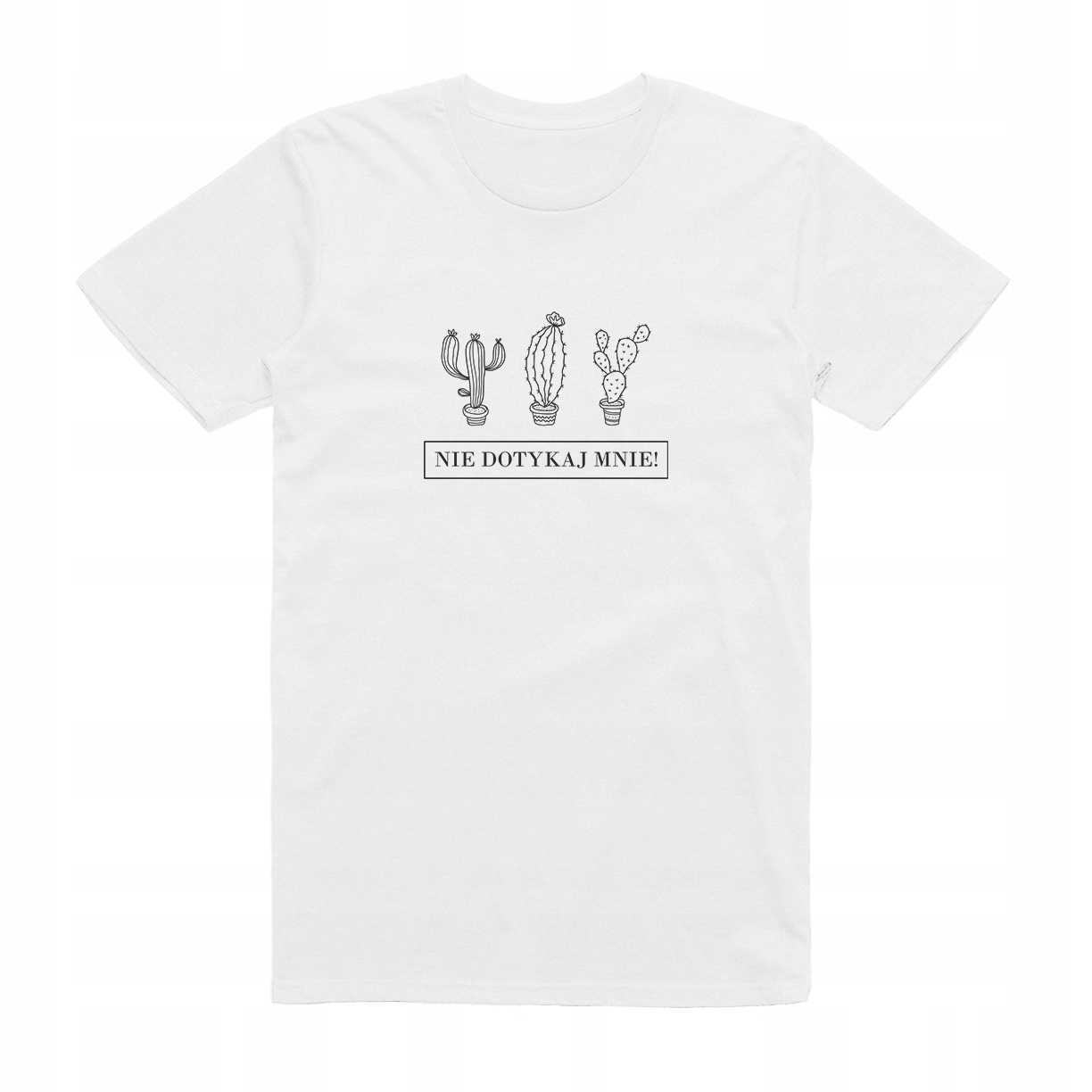 

M - Koszulka T-shirt Nie Dotykaj Mnie Kaktus Modna