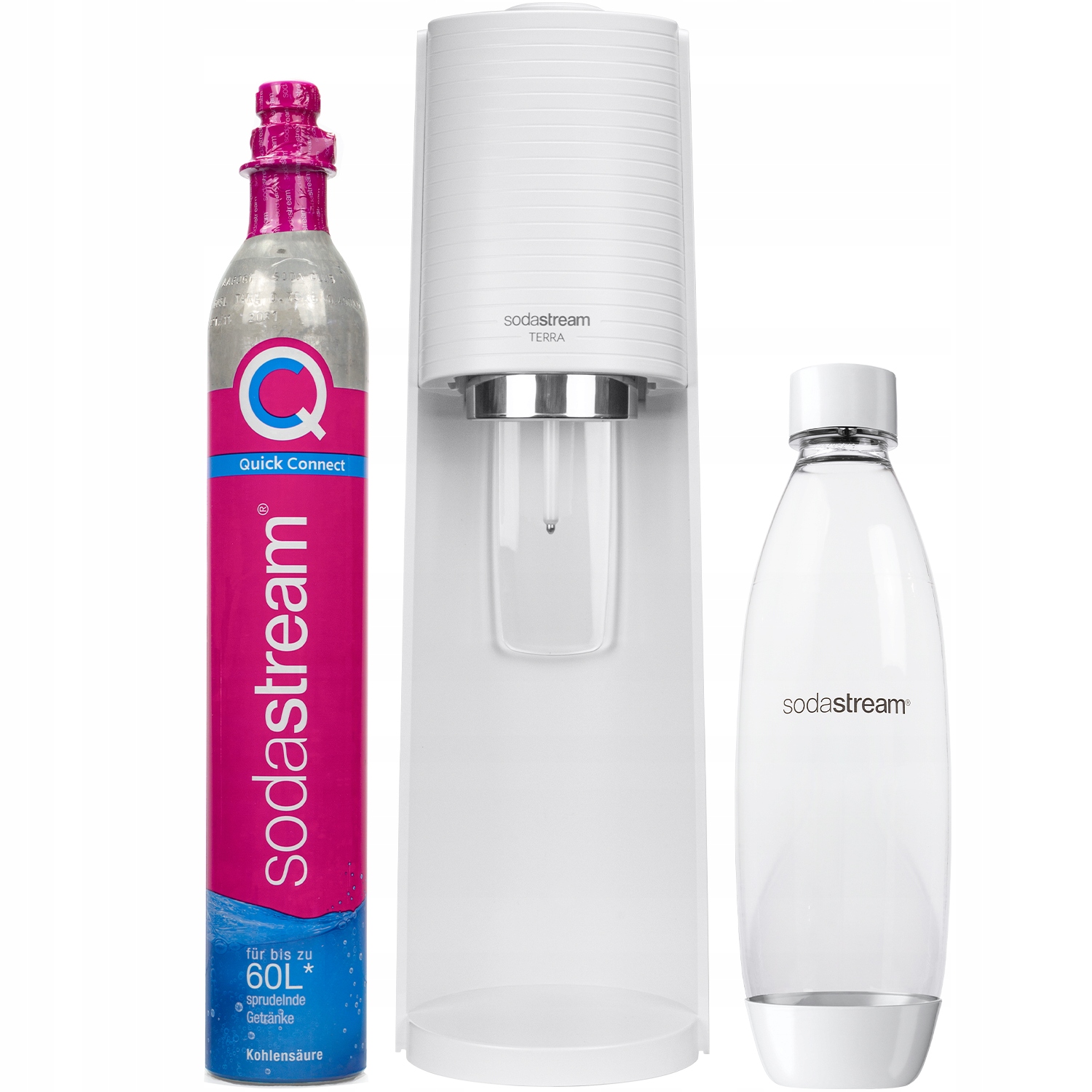 

Saturator Do Wody Sodastream Terra Butelka Biały