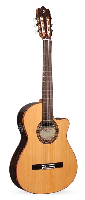 Gitara elektroklasyczna Alhambra Iberia Ziricote Ctw E8 pokrowiec