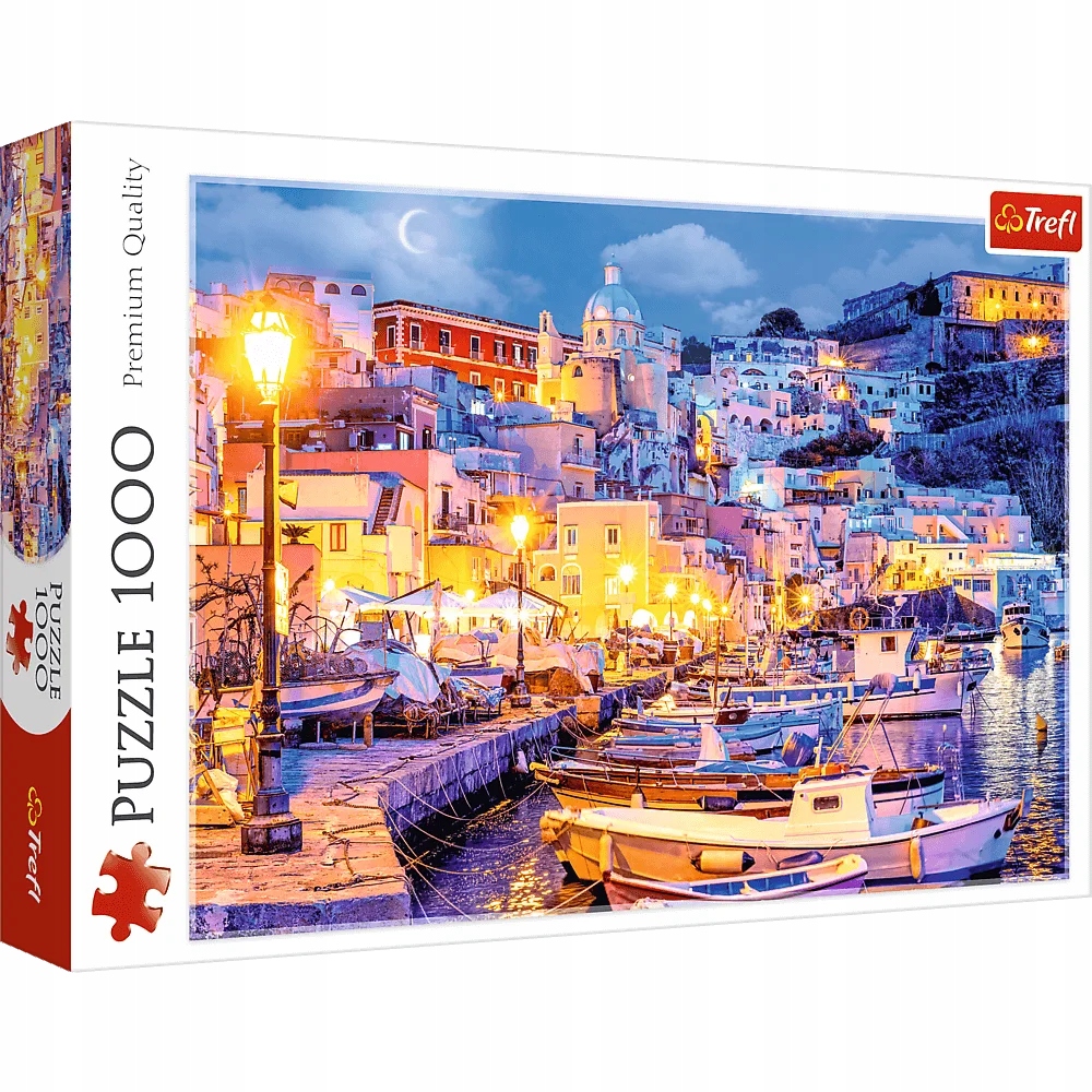 Puzzle 1000 elementów 10794 Wyspa Procida nocą Włochy Trefl