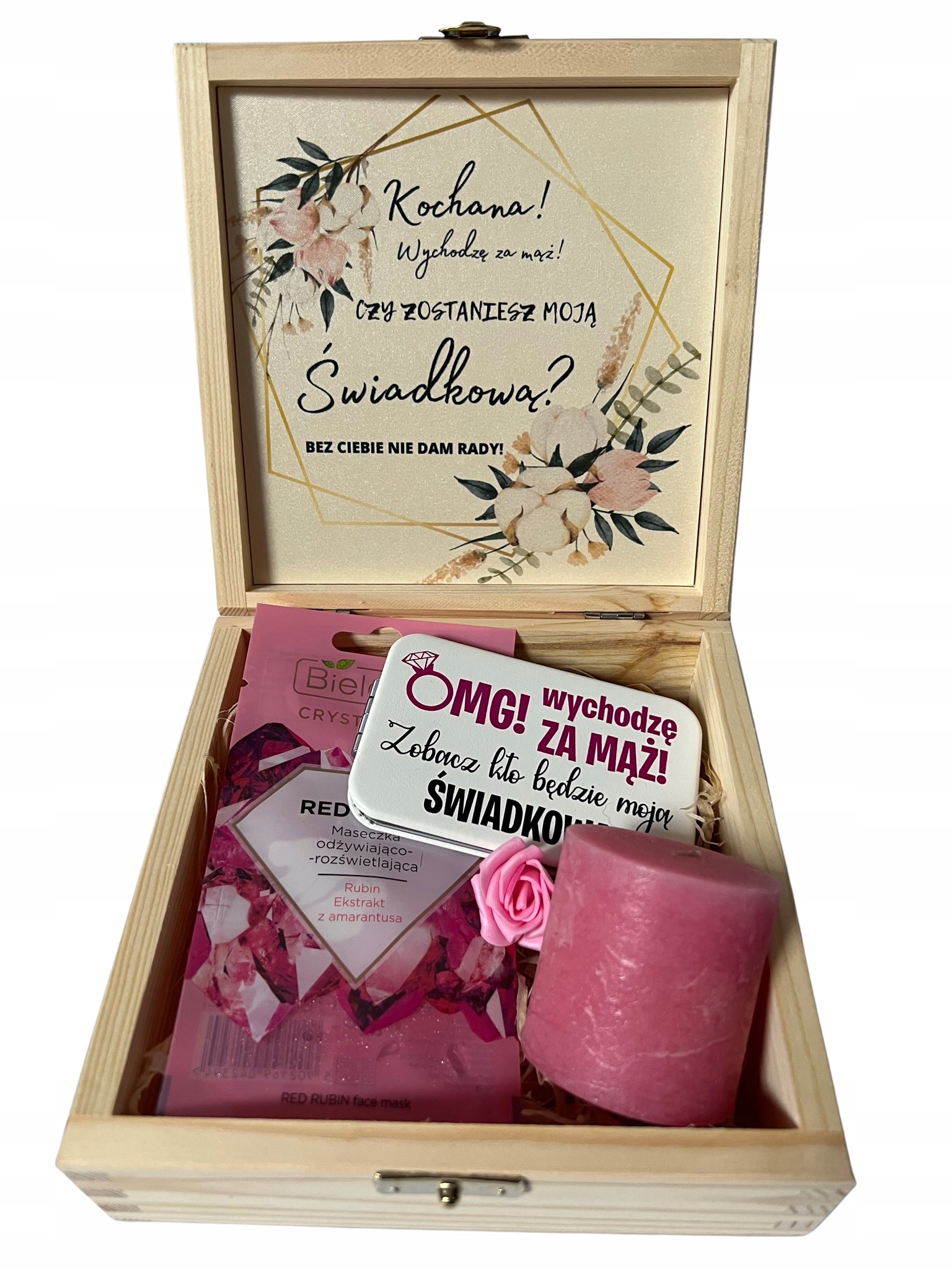 Mini Box pro svědka s žádostí o svědka