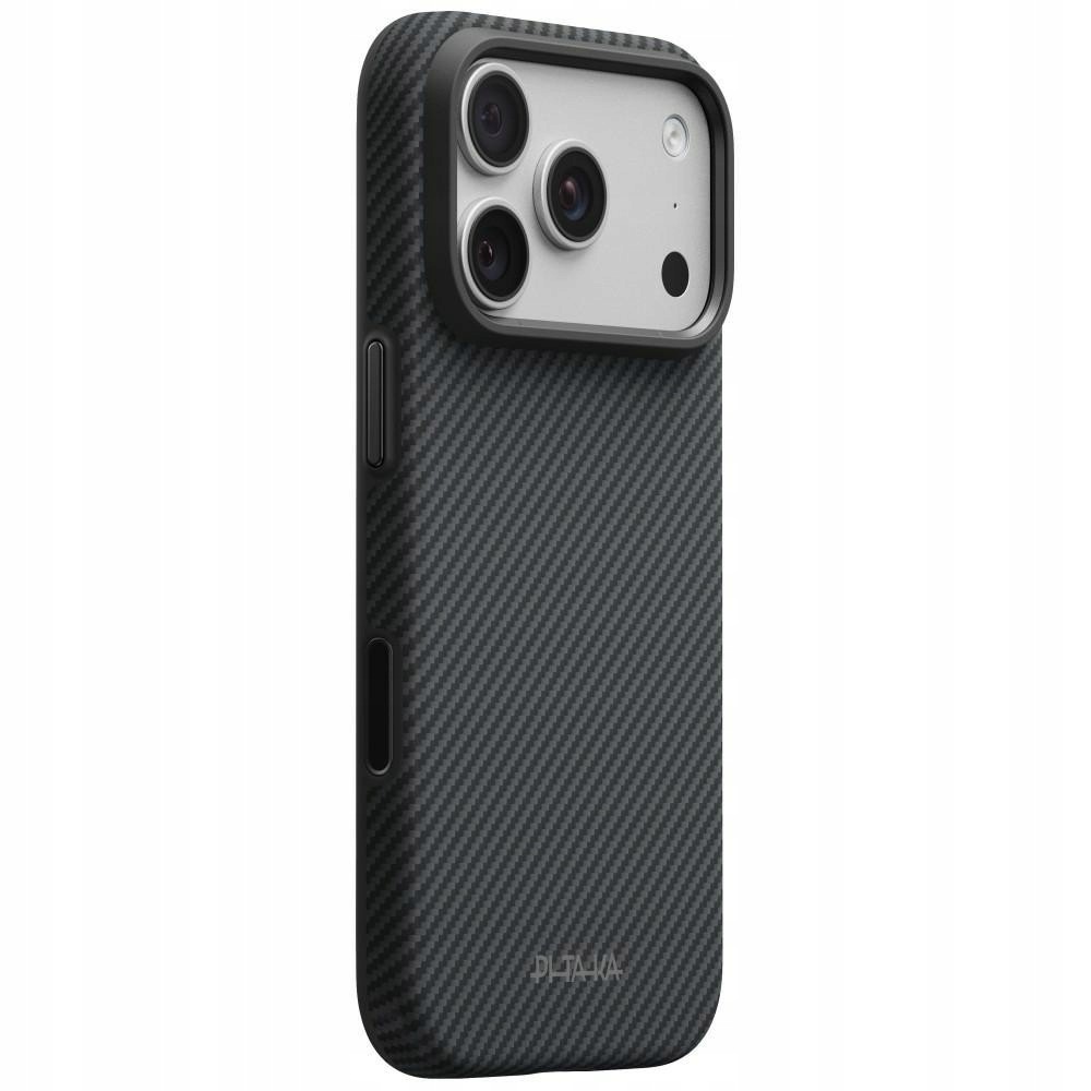 Puzdro Pitaka Summa Case pre iPhone 18 Pro 17 Pro MagSafe čierno-šedé