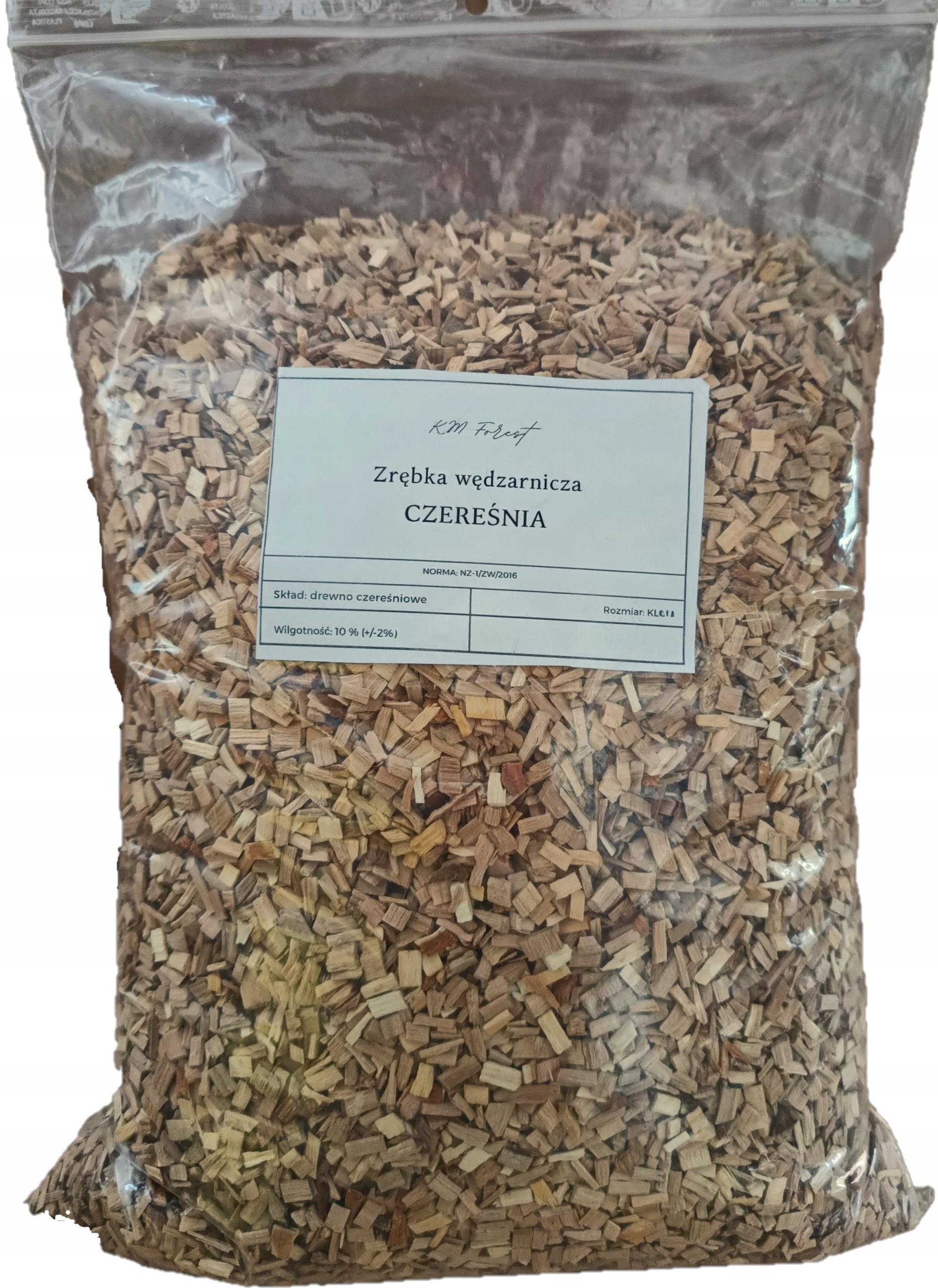 Zrębki wędzarnicze CZEREŚNIA KL04 1kg 4L do wędzenia grillowania