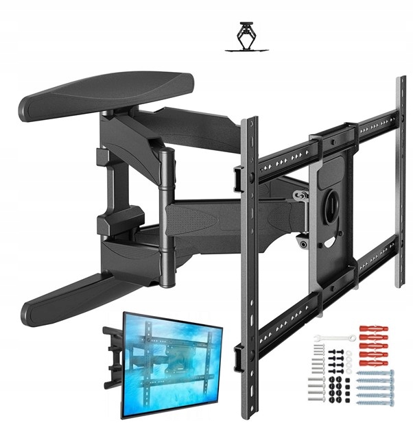 Otočný Nástěnný Držák Pro Televizor 50'' Tcl, Věšák, Upevnění Na Rameno