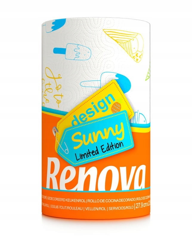 Ręcznik Renova Summer 1 rolka Typ bezzapachowy