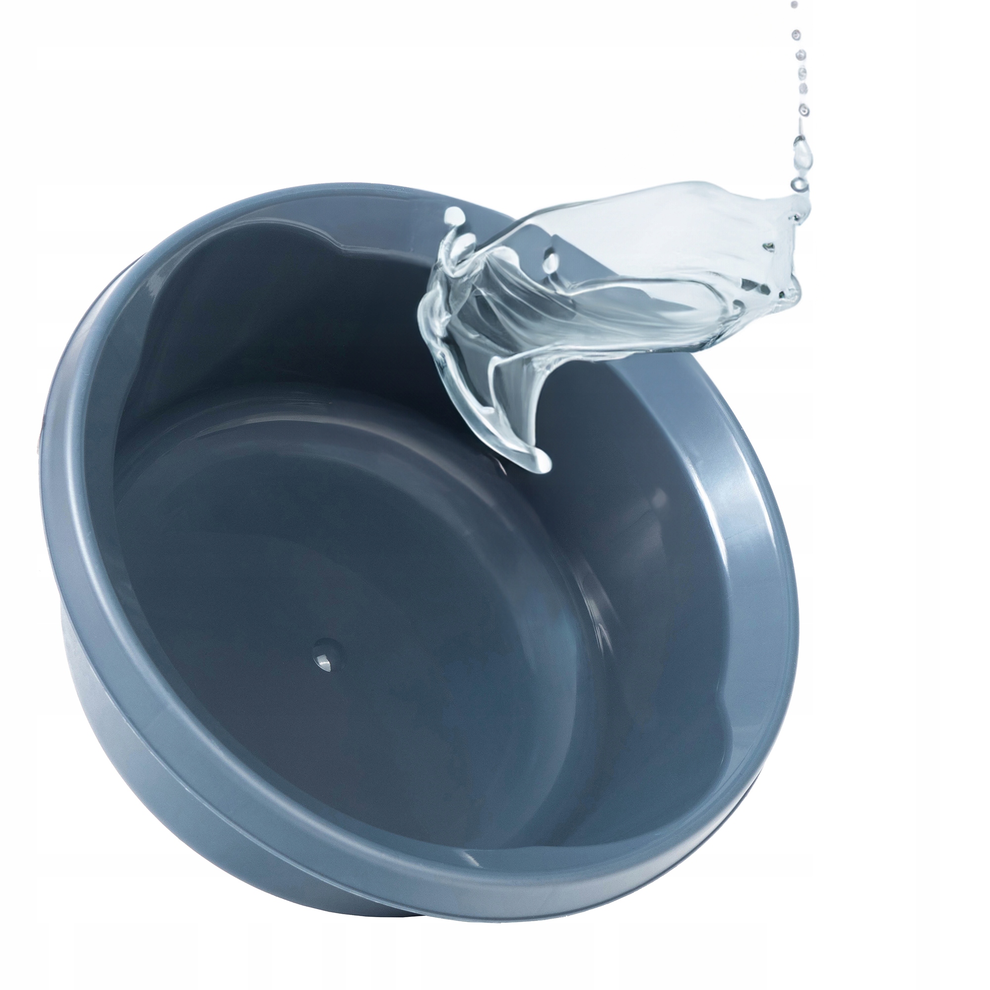 MISKA PLASTIKOWA 2L MIEDNICA CIEMNOSZARA Szerokość produktu 22 cm