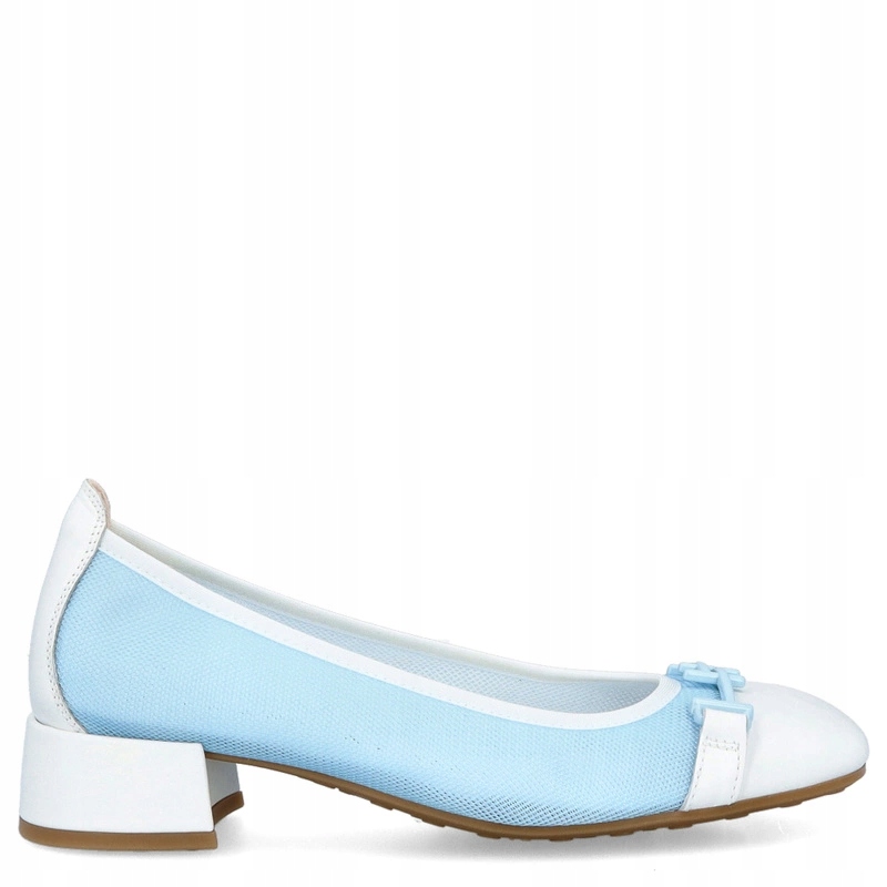 Kožené lodičky s přezkou Hispanitas HV253992 Bílo-bílé 41