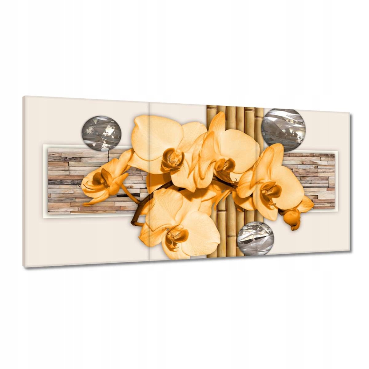 Obrazy 180x90 Oranžová orchidea