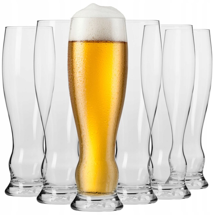 

6 x Kufel, Szklanka Piwo Pszeniczne 500 ml, Krosno