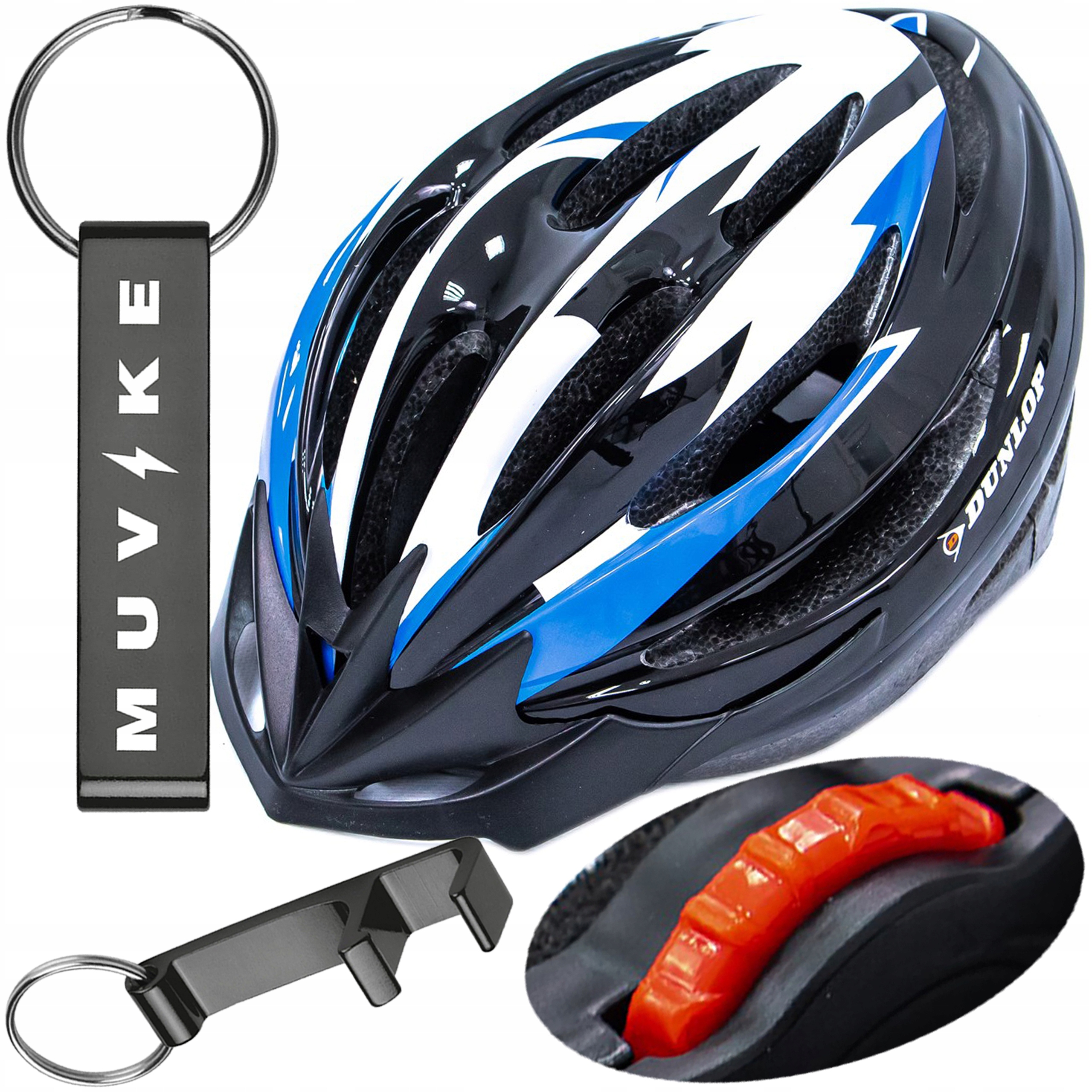

Kask rowerowy Dunlop damski męski Niebieski roz. M