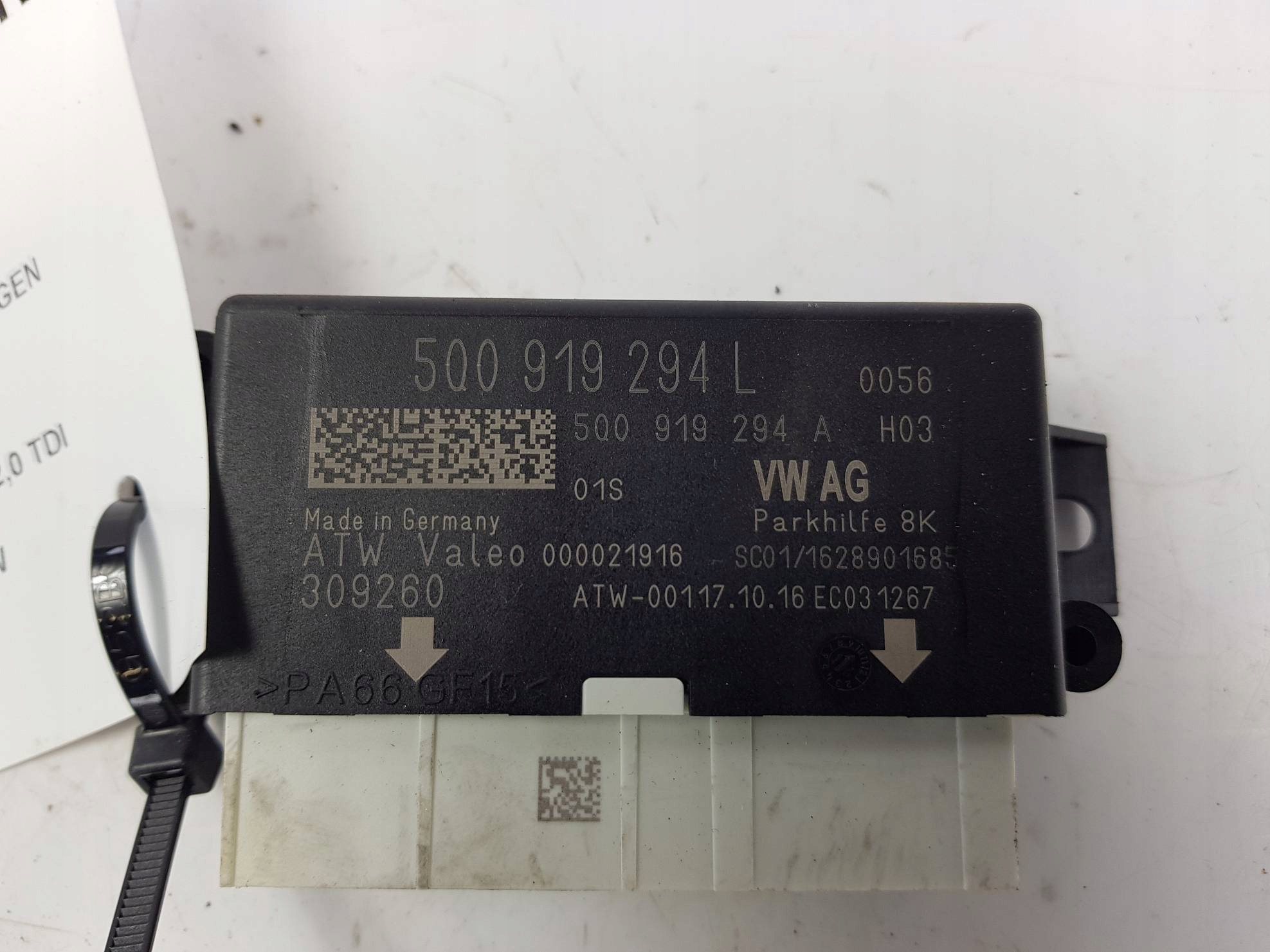 modulo parcheggio PDC 5Q0919294L VOLSWAGEN PASSAT B8