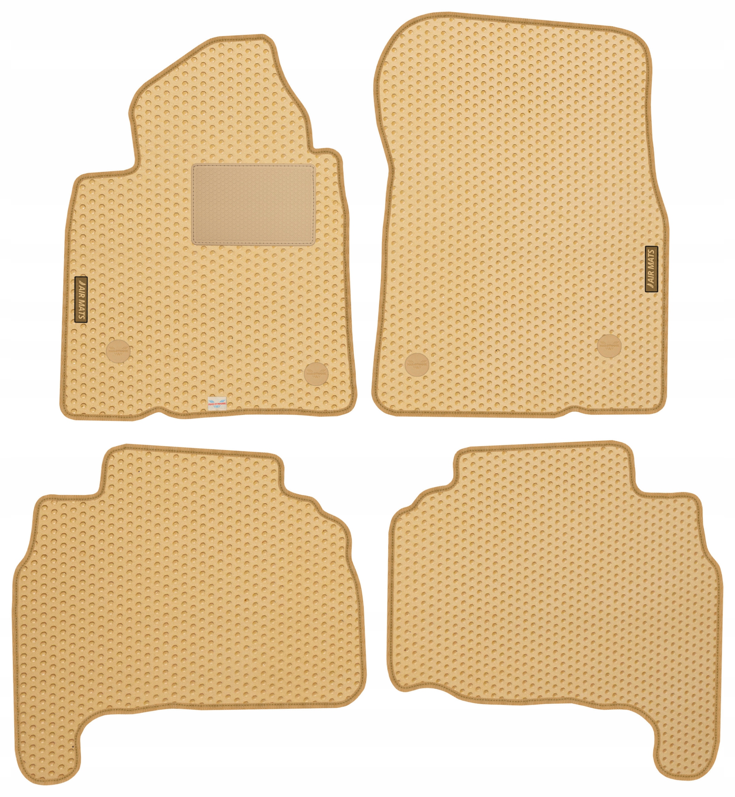 Toyota Land Cruiser J200 08-15 Béžové gumové koberce Eva Air Mats