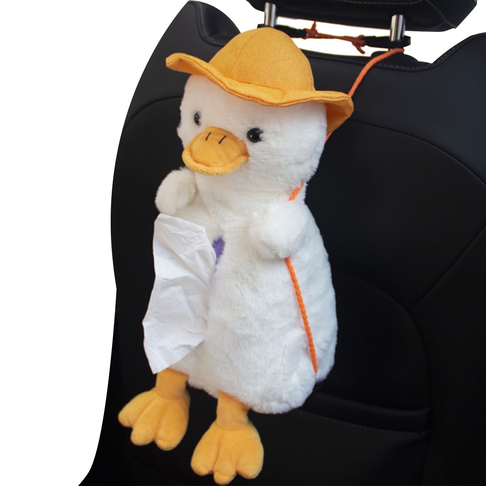 Для автомобіля ES кумедний тримач для паперу з качиної тканини