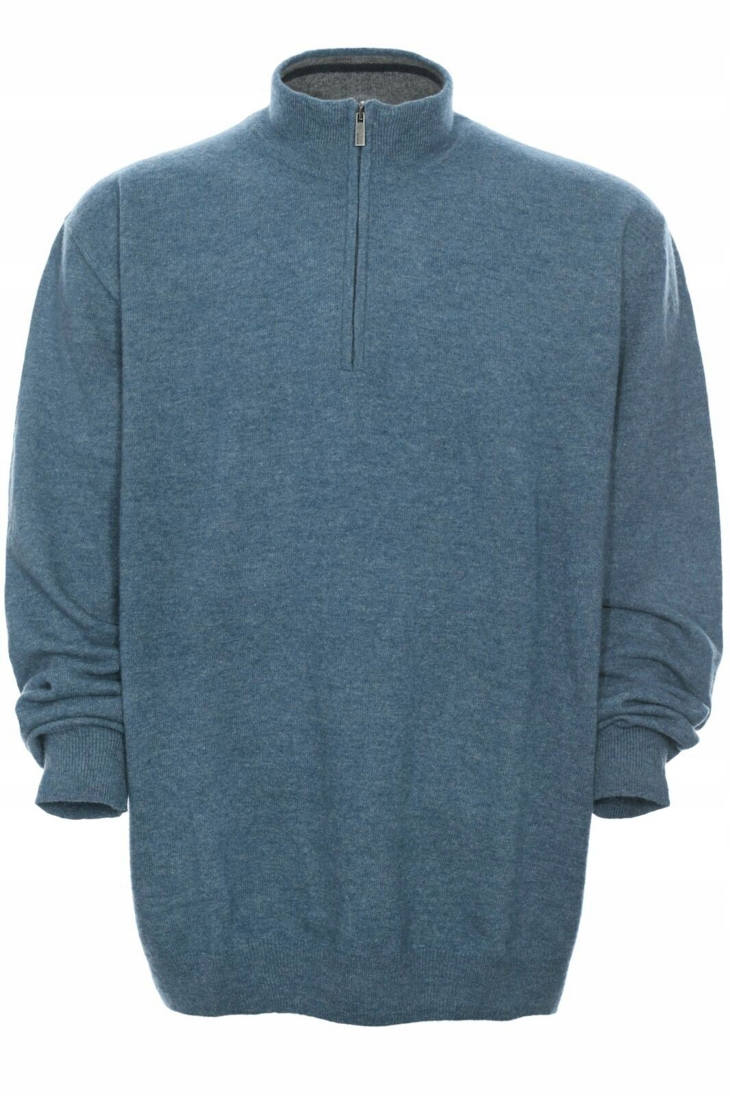 Kitaro Velké Velikosti Vlněný Rozepínací Svetr Na Prsa 3XL obvod 138 Cm