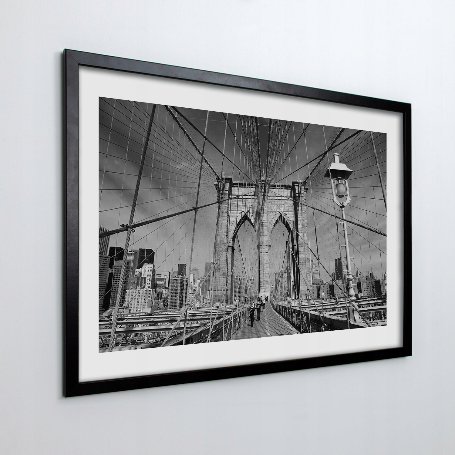 Fotoobraz v ráme na stenu Most brooklyn 100x70