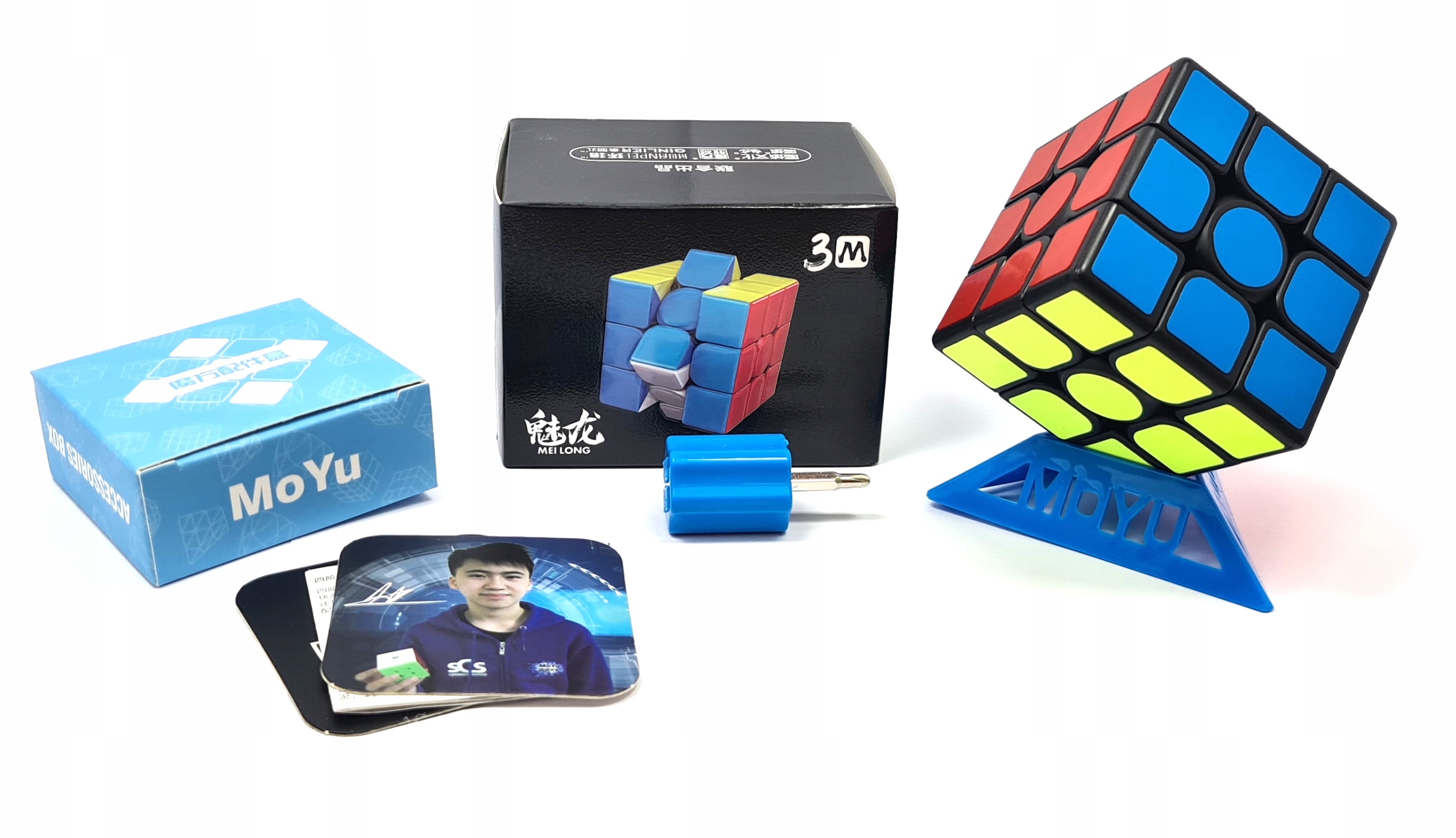 Kostka MAGNETYCZNA MoYu 3x3 + podstawka EAN (GTIN) 6900564657006