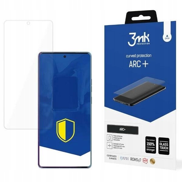 Folia 3MK Arc+ Fullscreen do Motorola Edge 40 Pro 5G