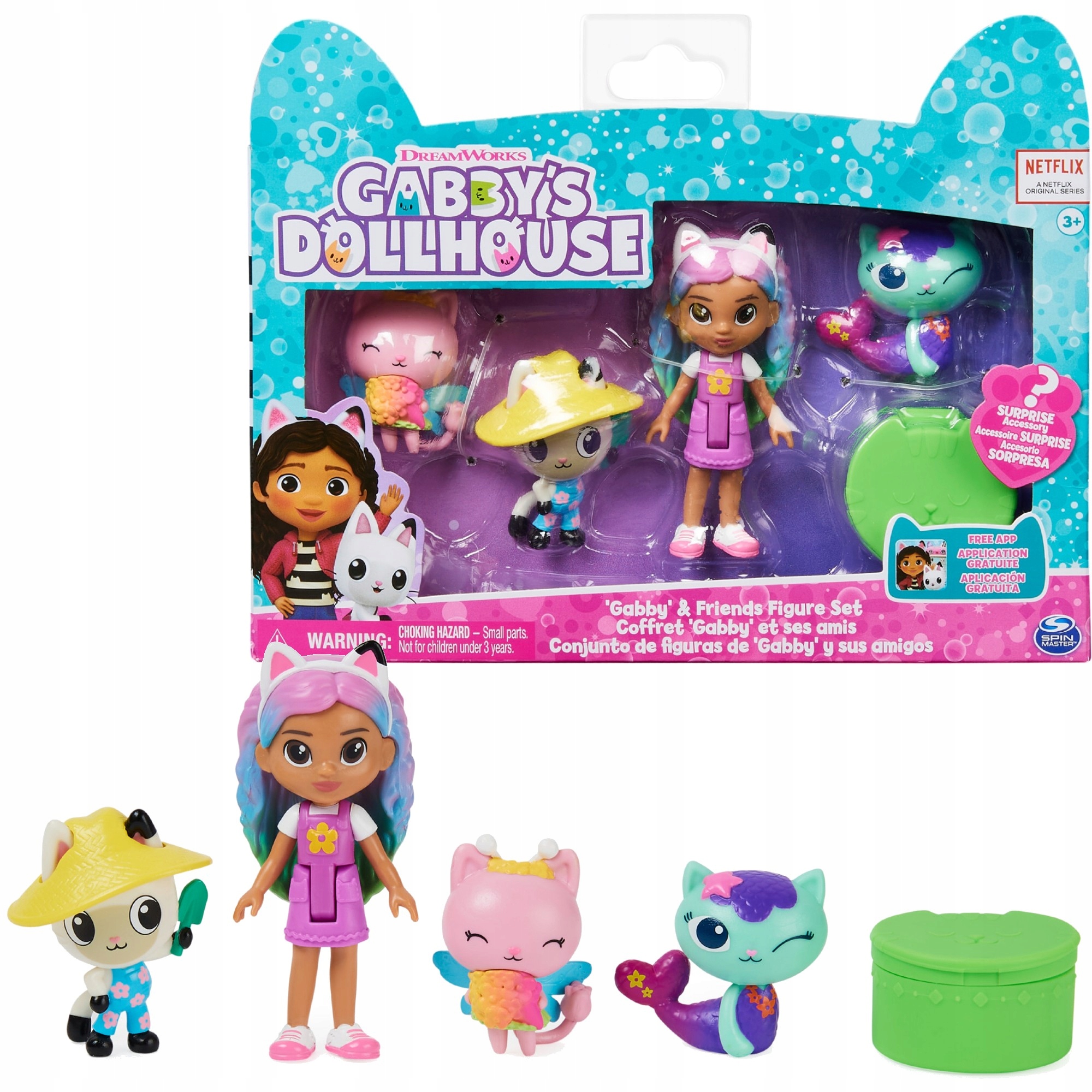 

Gabby's Dollhouse Gabi I Przyjaciele 4 Figurki