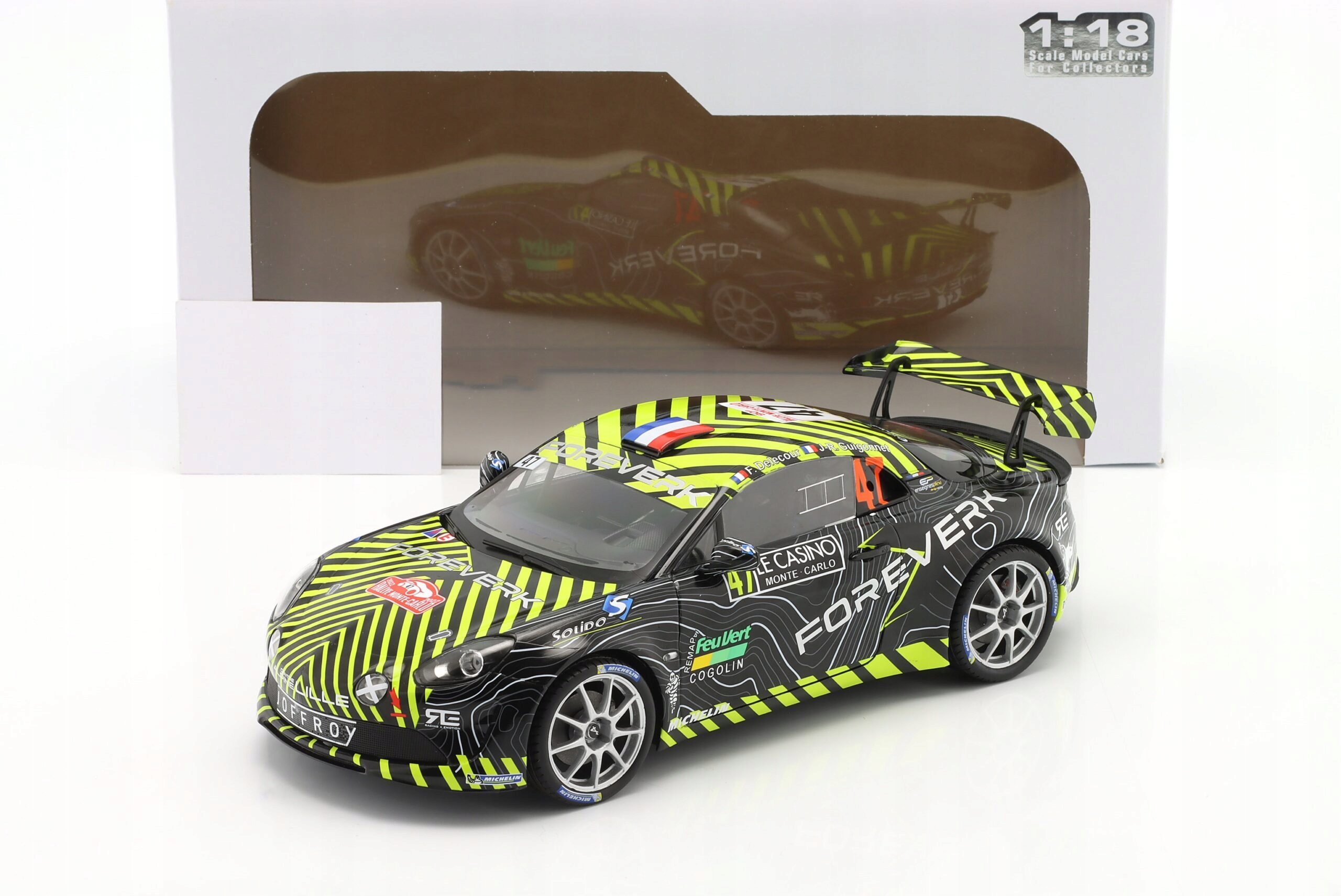 Solido Alpine A110 #47 Delecour Rallye MC 22 1:18