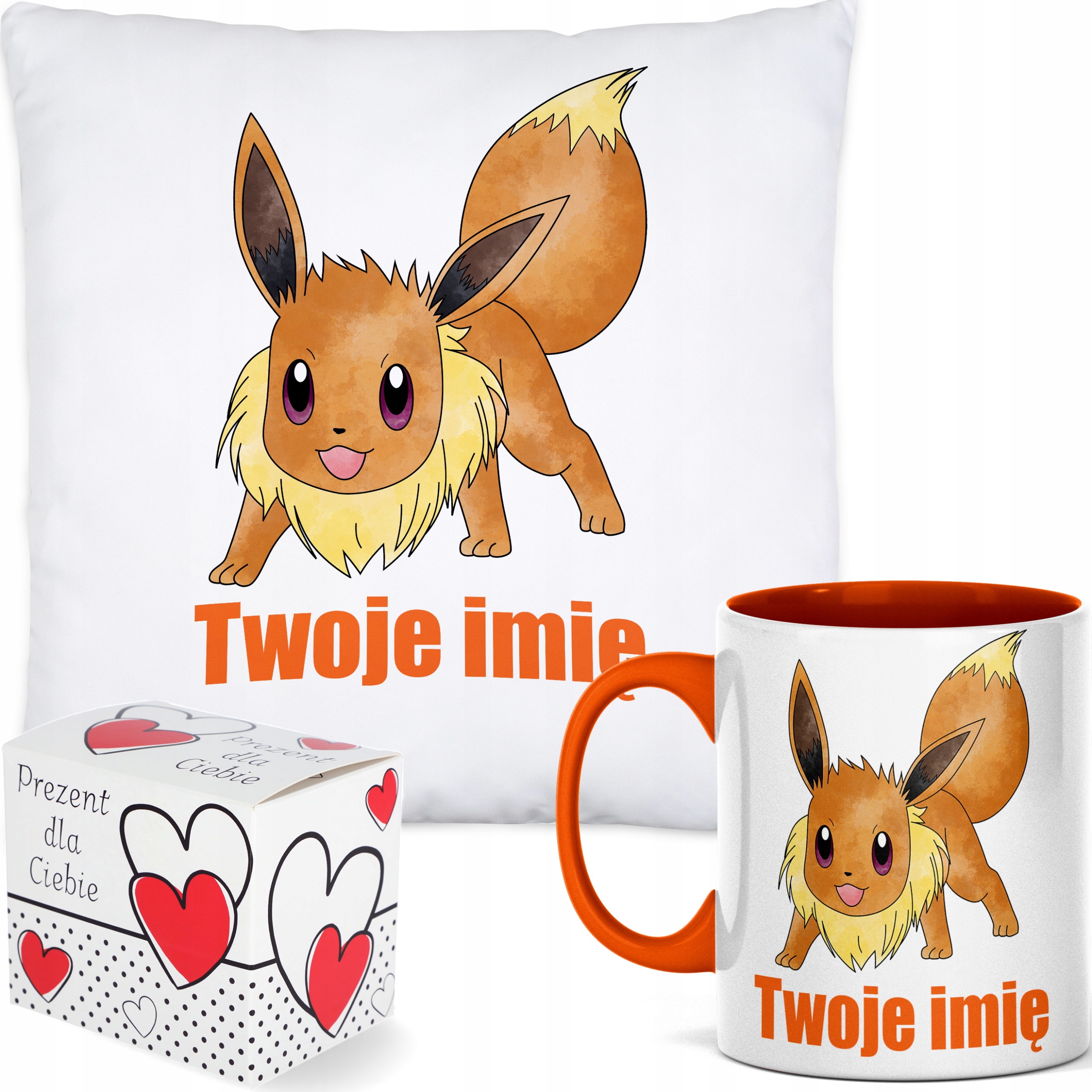 

Pokemony Kubek Z Poduszką Imię! Eevee Pokemon