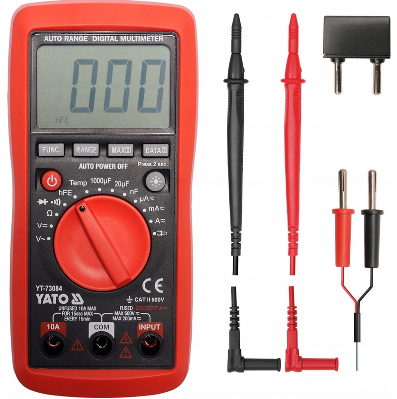 

Miernik cyfrowy automatyczny zakres Yato YT-73084