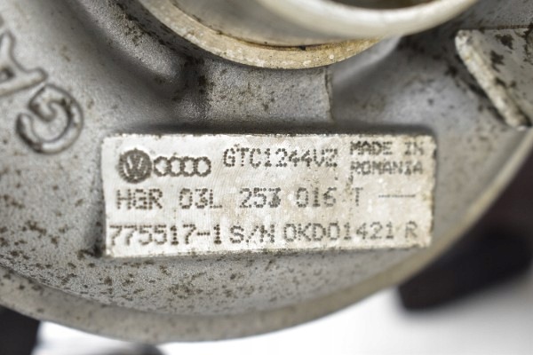 turbo VW PASSAT B7 AUDI A3 8V 1.6 TDI 03L253016T