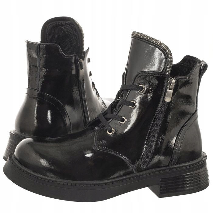 Boty Venezia Černé Lakované 0032322