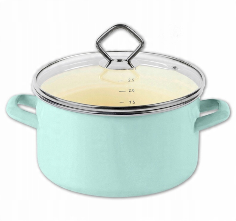 

Garnek Emaliowany Z Pokrywką 3,2L 20cm Indukcja