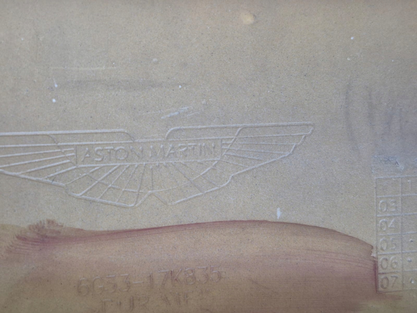 ASTON MARTIN VANTAGE e 1 05-09 paraurti posteriore posteriore PDC