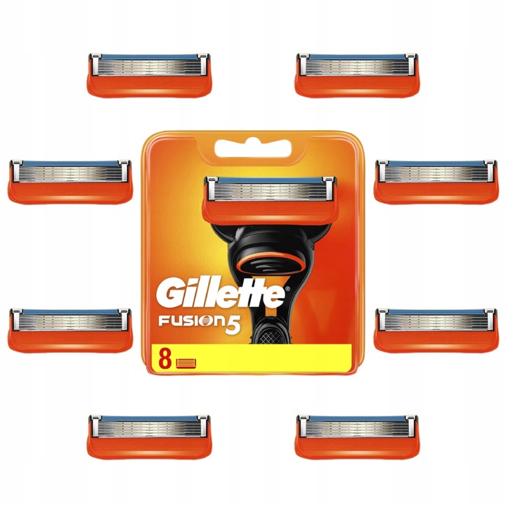Náplň do strojku Gillette Fusion5 originální 8 ks