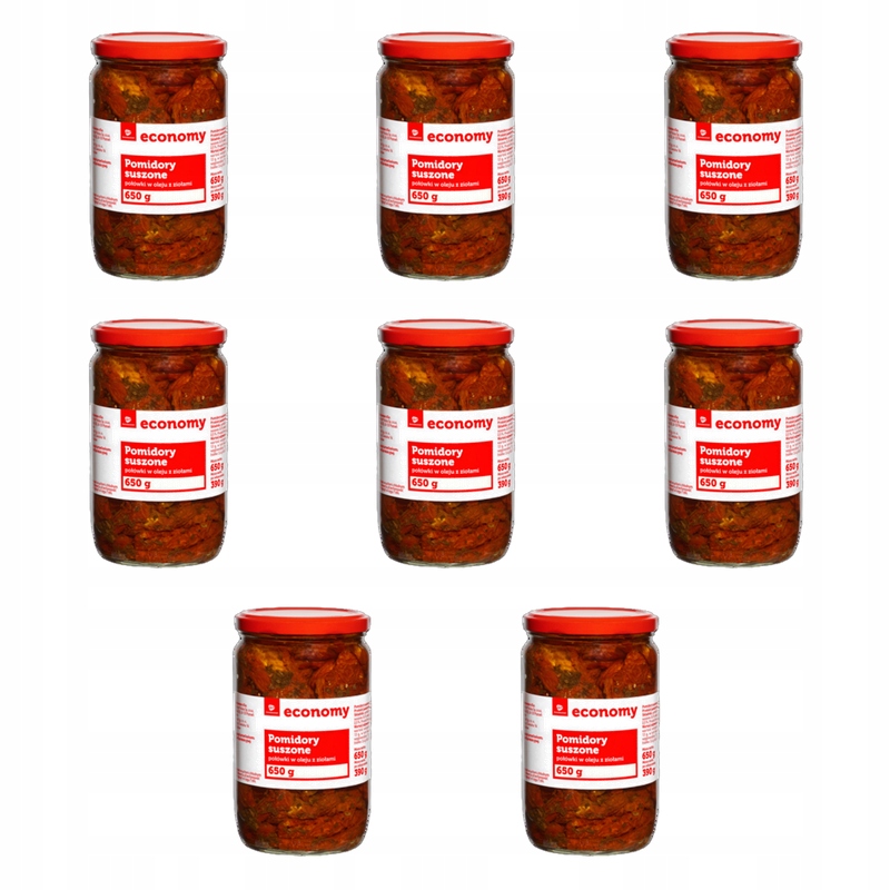 Tge Rajčata sušené půlky v oleji s bylinkami 650 g X8
