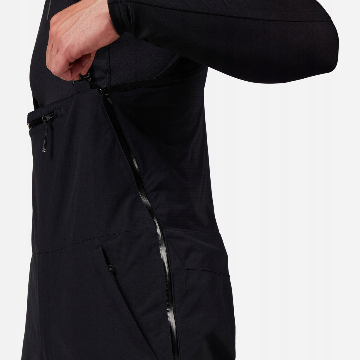 Pánské lyžařské kalhoty Rossignol Outerlimits Insulated Bib černé