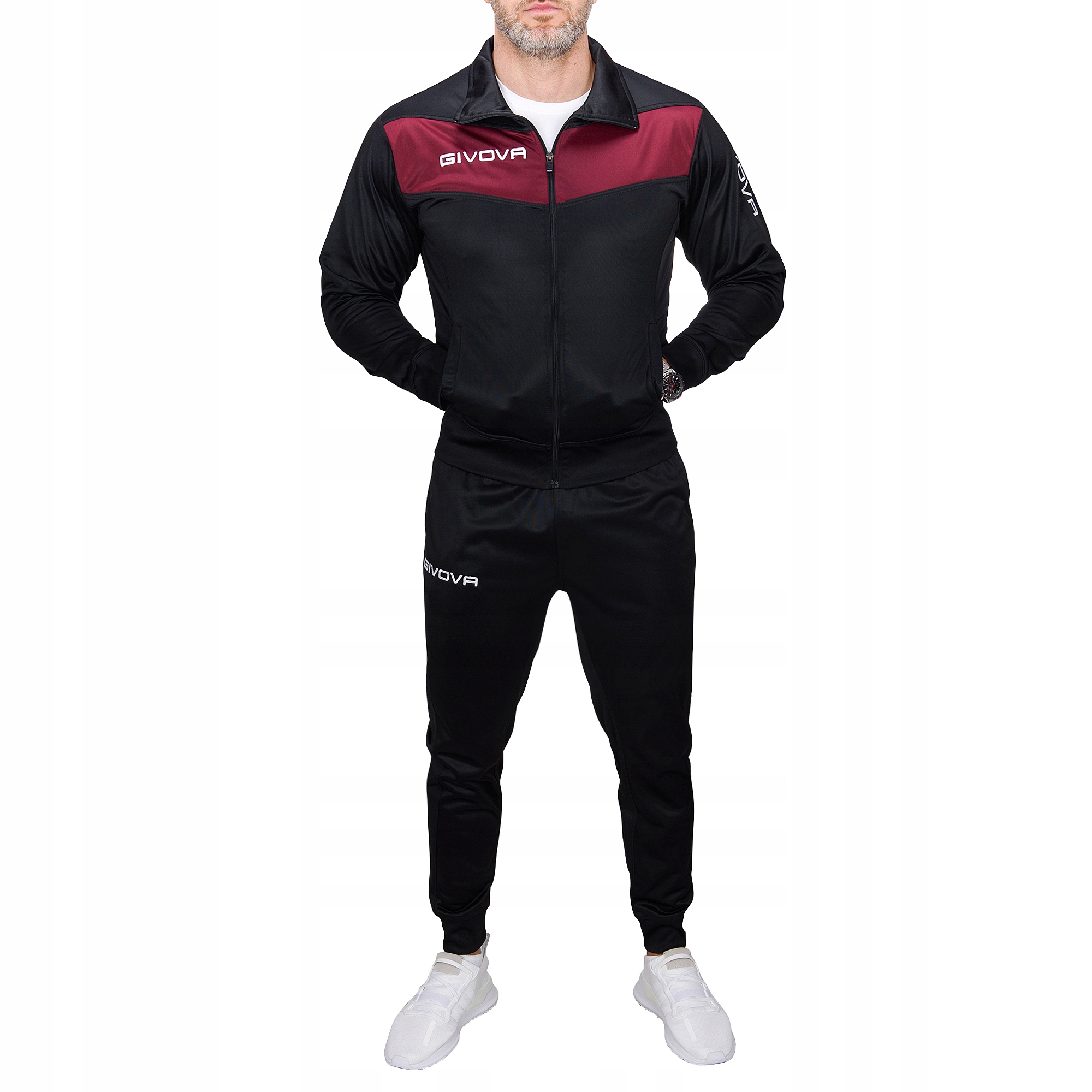 TR018-12 r. M GIVOVA VISA MĘSKI KOMPLET DRESOWY Rozmiar M