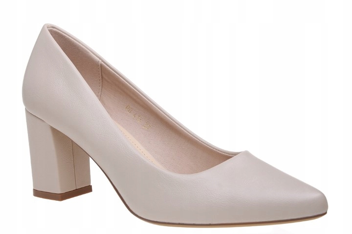 Czółenka Damskie Sergio Leone na słupku Cielisty D062 r 39