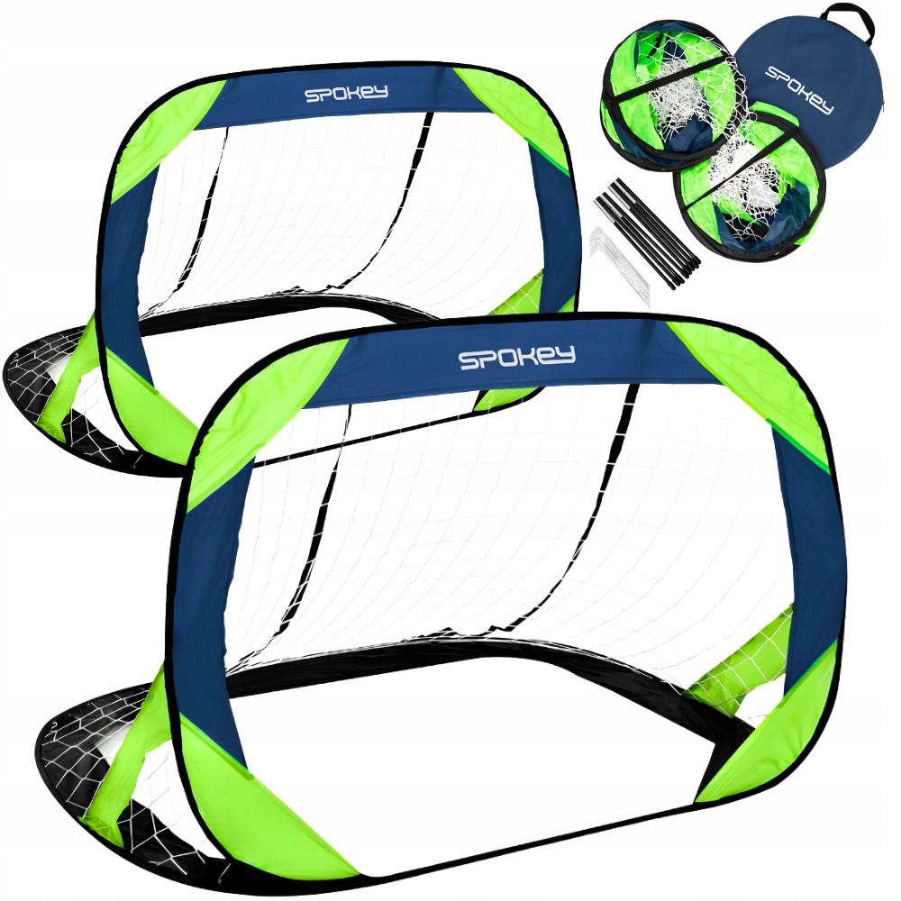 Bramki Samorozkładane Zestaw 2 szt. Dla Dzieci 120x80 cm Spokey Pokrowiec