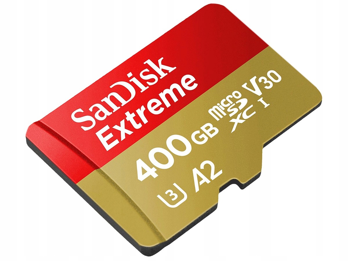 

Karta Pamięci SanDisk Extreme 400GB A2 V30 U3 Sdxc