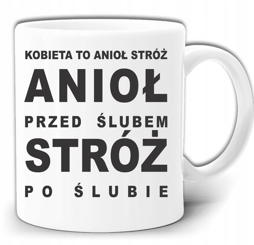 

Kobieta To Anioł Stróż Kubek + Pudełko GW318