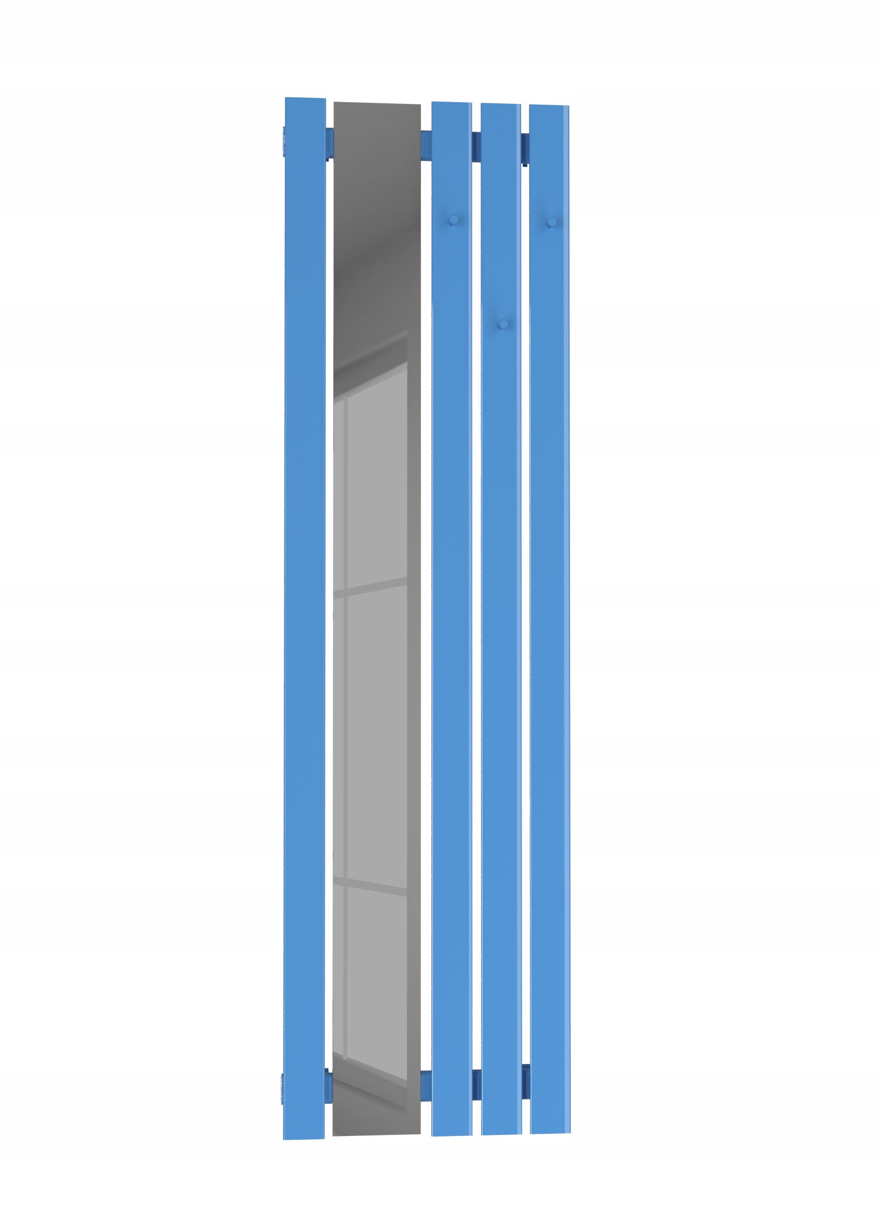 Dekoratívny panelový radiátor Bello Mirror Hook 160/52 Modrý